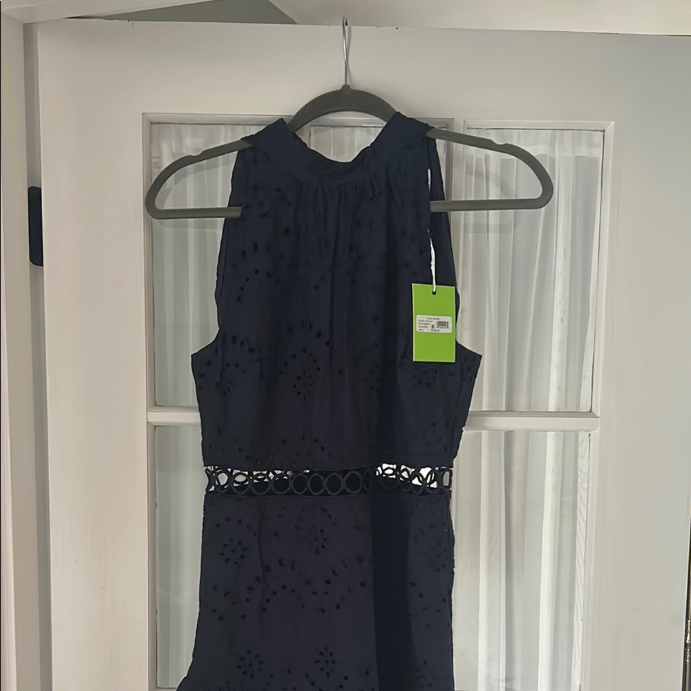 Sam Edelman Navy Midi Dress